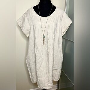 Elegant Cream Midi Dress